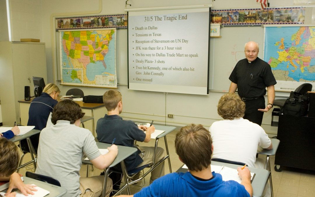 Fr. Dan Hall Returns to the Classroom