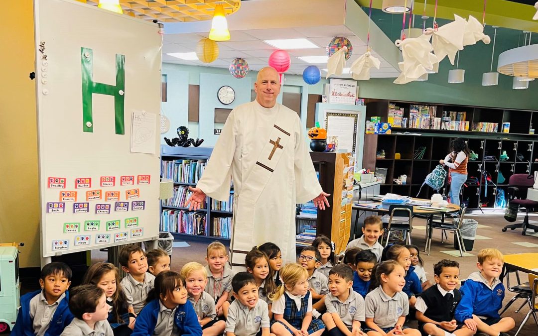 From Pet Blessing to School Visits, This Deacon is Busy